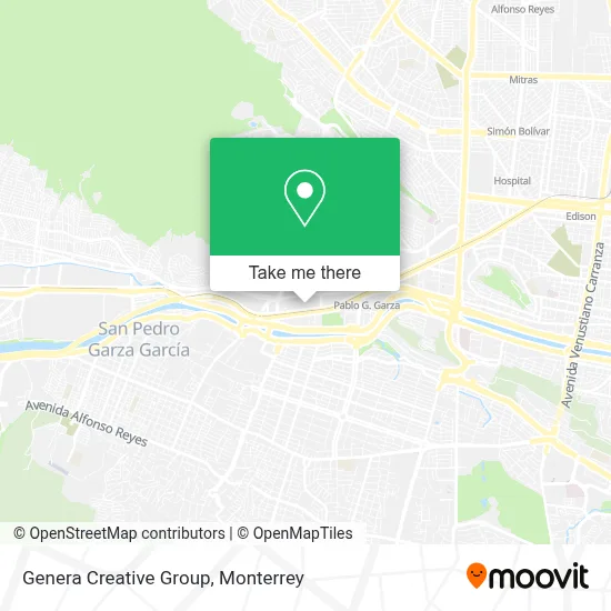 Genera Creative Group map