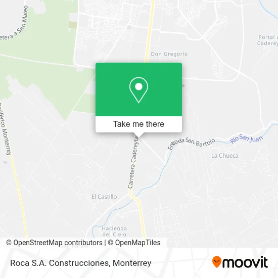 Roca S.A. Construcciones map