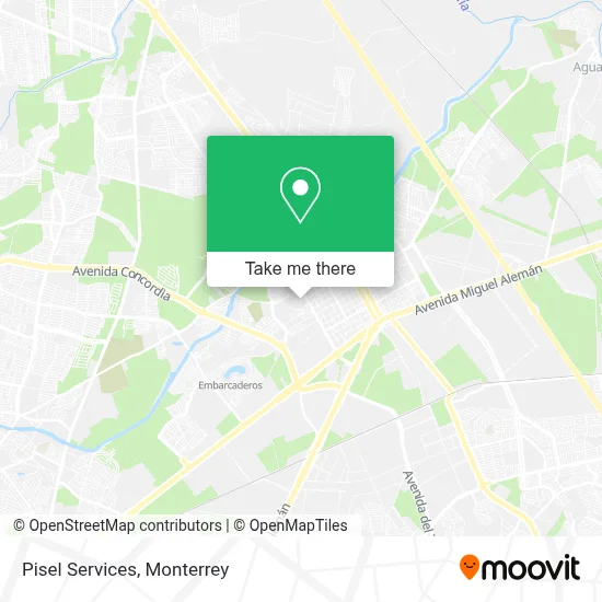 Pisel Services map