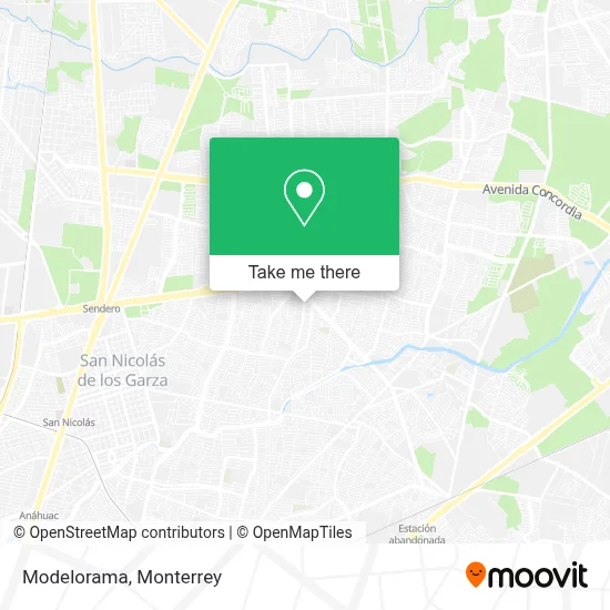 Modelorama map