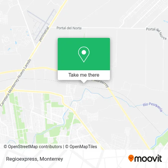 Regioexpress map