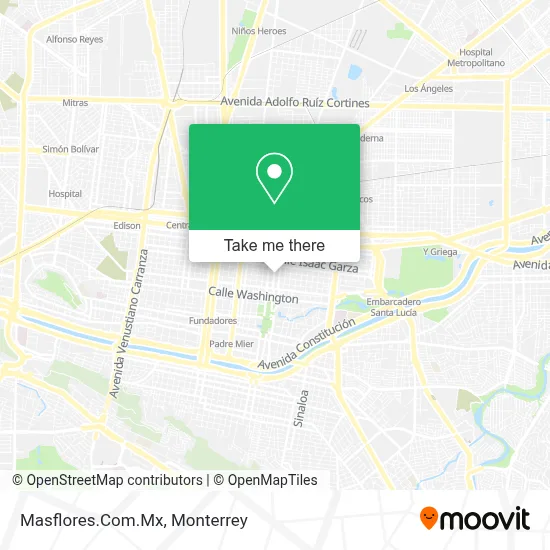 Masflores.Com.Mx map