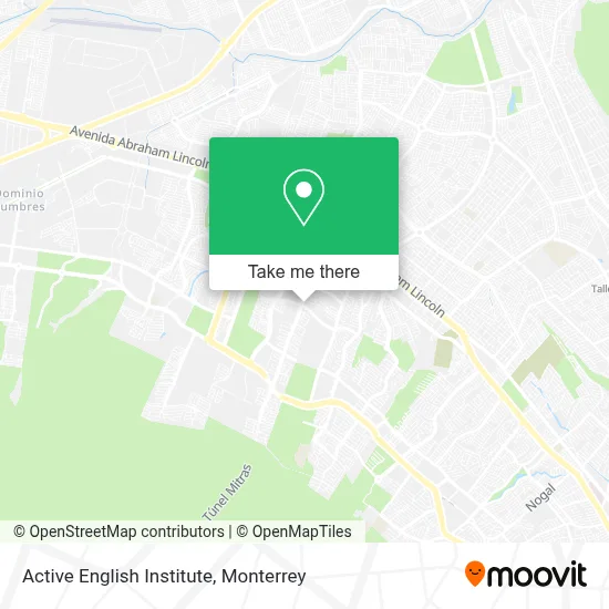 Active English Institute map