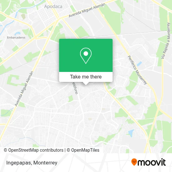Ingepapas map