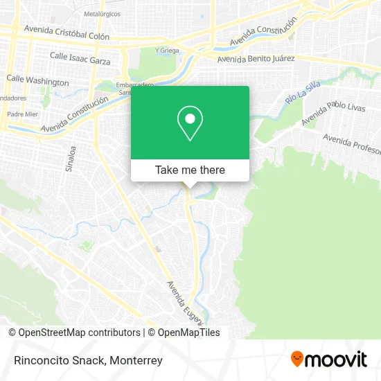 Rinconcito Snack map