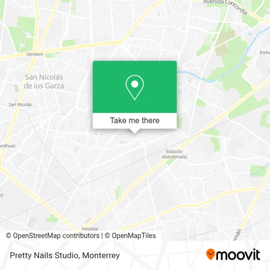 Pretty Nails Studio map