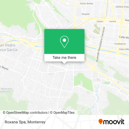 Roxana Spa map