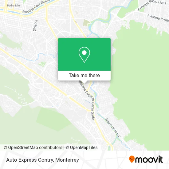 Auto Express Contry map