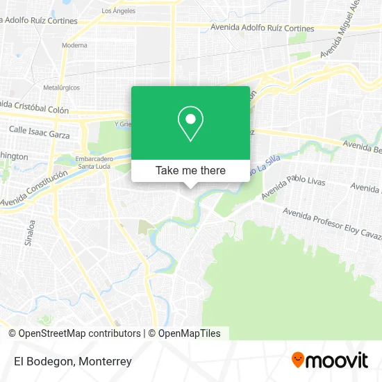 El Bodegon map