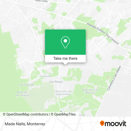 Made Nails map