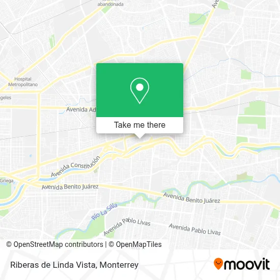 Riberas de Linda Vista map
