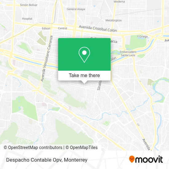 Despacho Contable Opv map