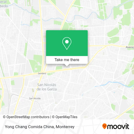 Yong Chang Comida China map