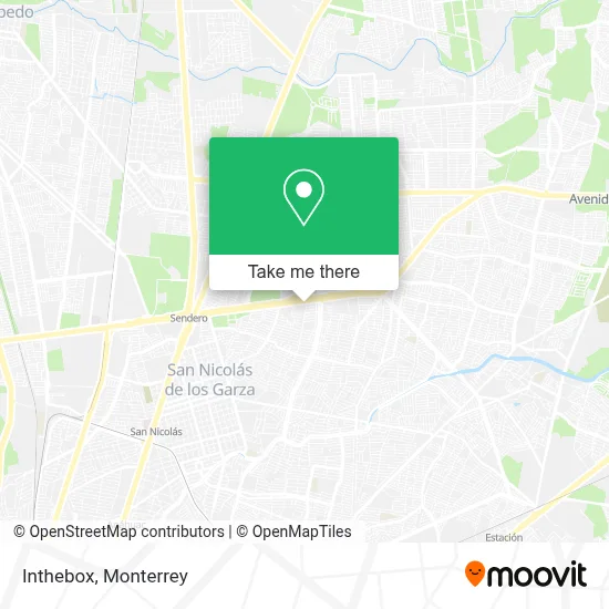 Inthebox map