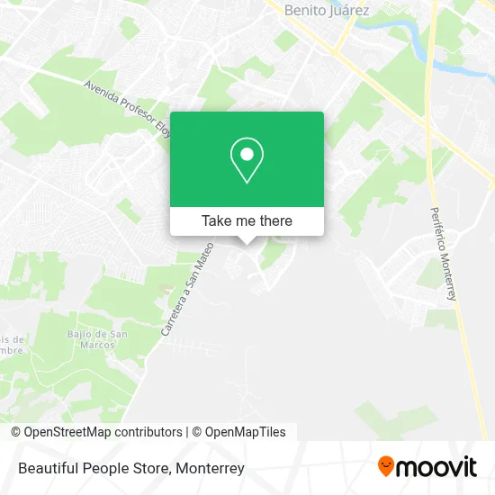 Beautiful People Store map