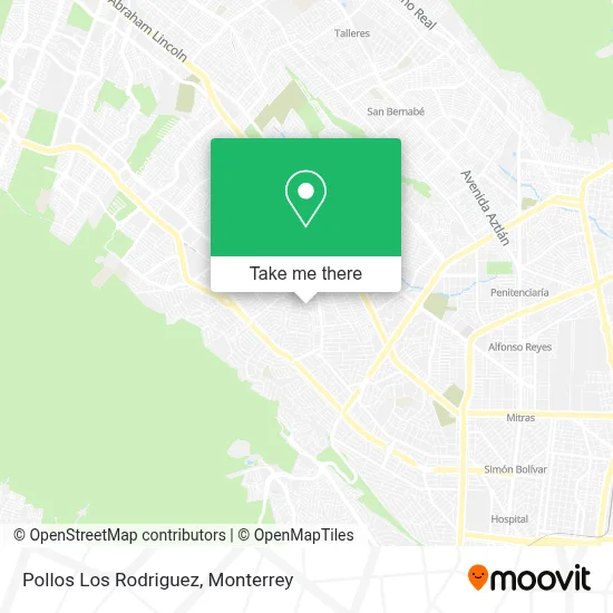 Pollos Los Rodriguez map