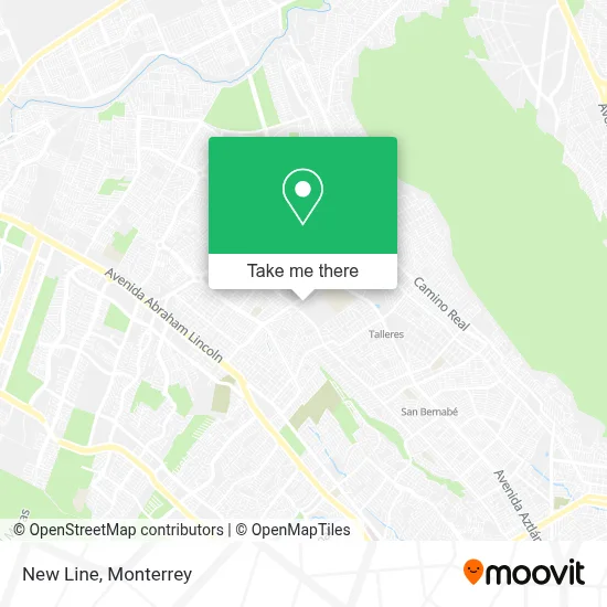 New Line map