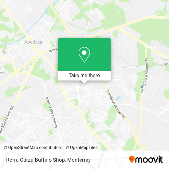 Rorra Garza Buffalo Shop map