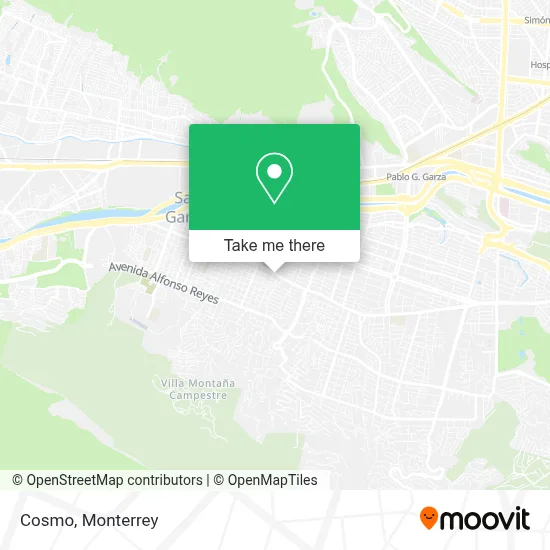 Cosmo map