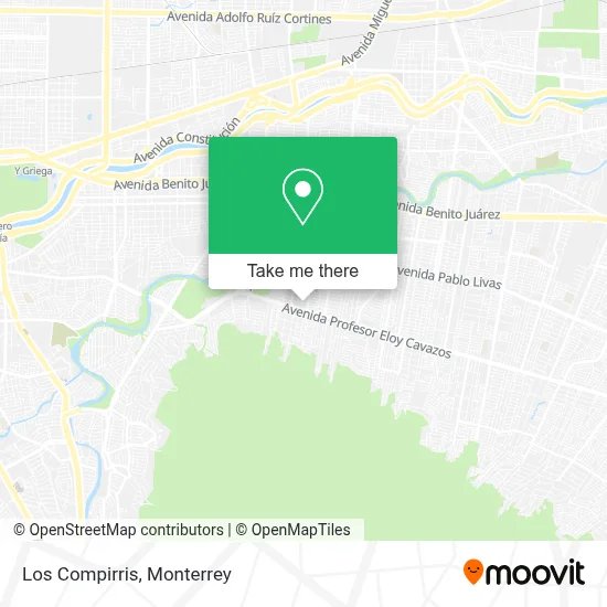 Los Compirris map