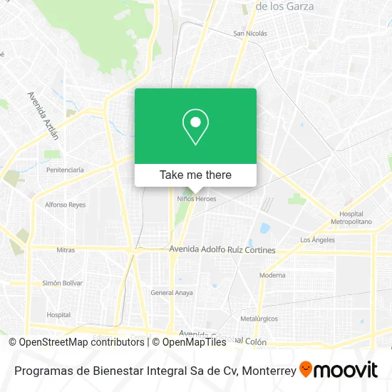 Programas de Bienestar Integral Sa de Cv map