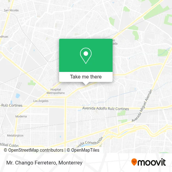 Mr. Chango Ferretero map