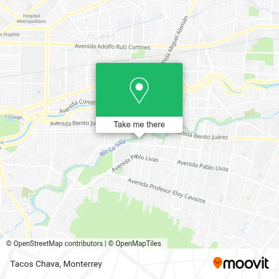 Tacos Chava map