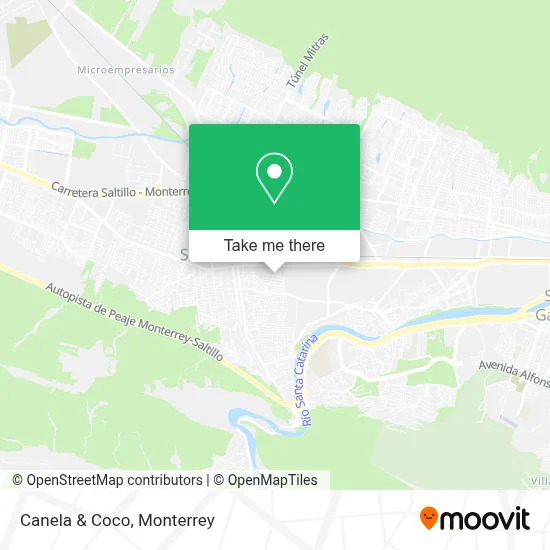 Canela & Coco map