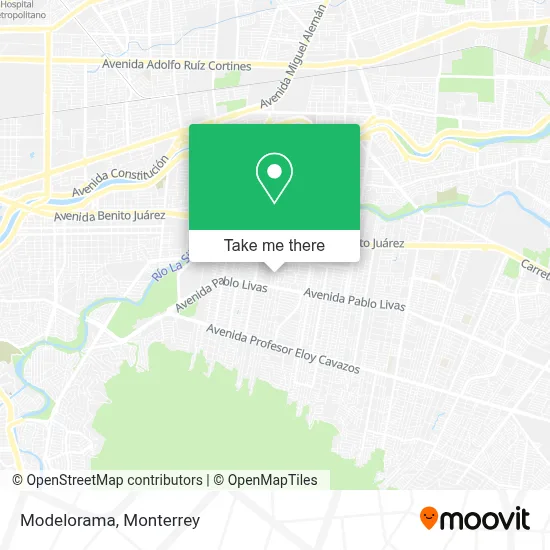 Modelorama map