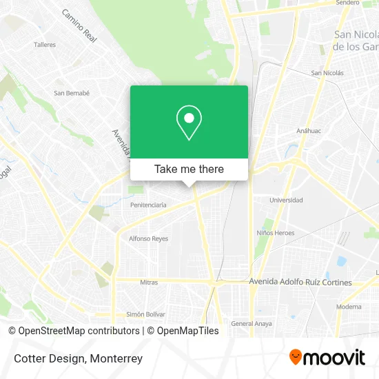 Cotter Design map