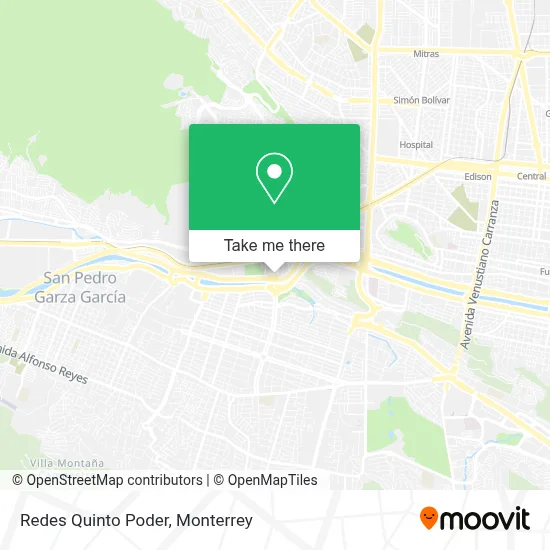 Redes Quinto Poder map