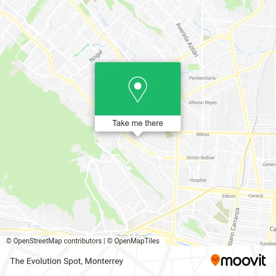 The Evolution Spot map
