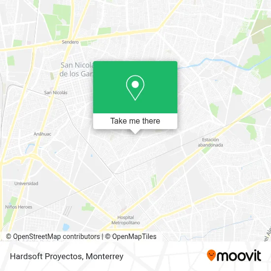 Hardsoft Proyectos map