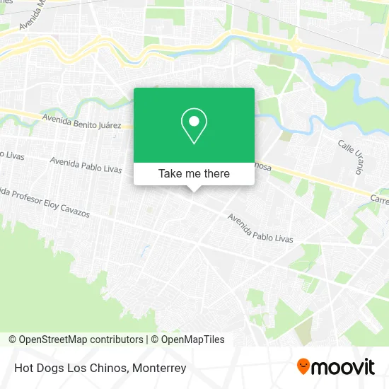 Hot Dogs Los Chinos map