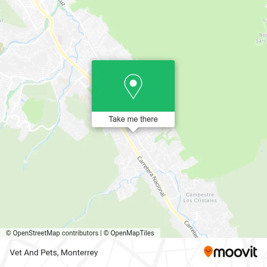 Vet And Pets map
