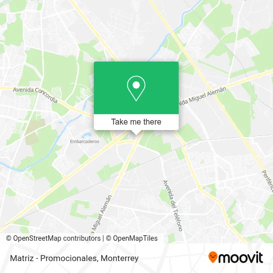 Matriz - Promocionales map