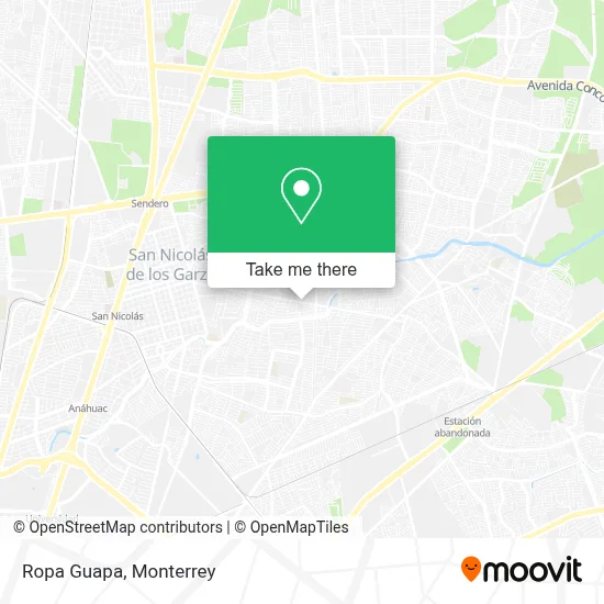 Ropa Guapa map