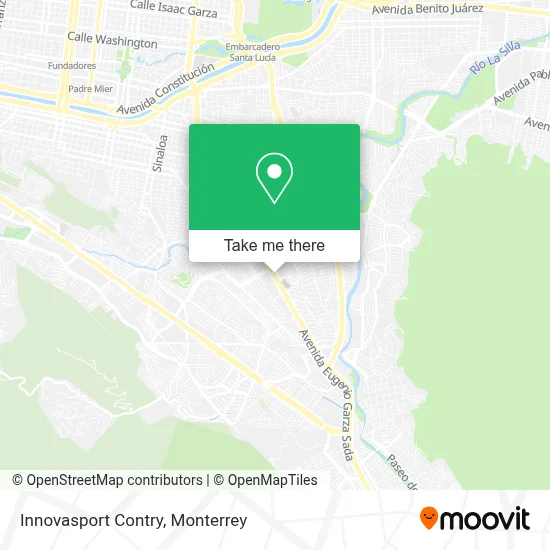 Innovasport Contry map