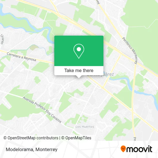Modelorama map