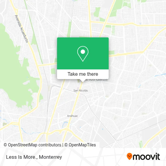 Less Is More. map