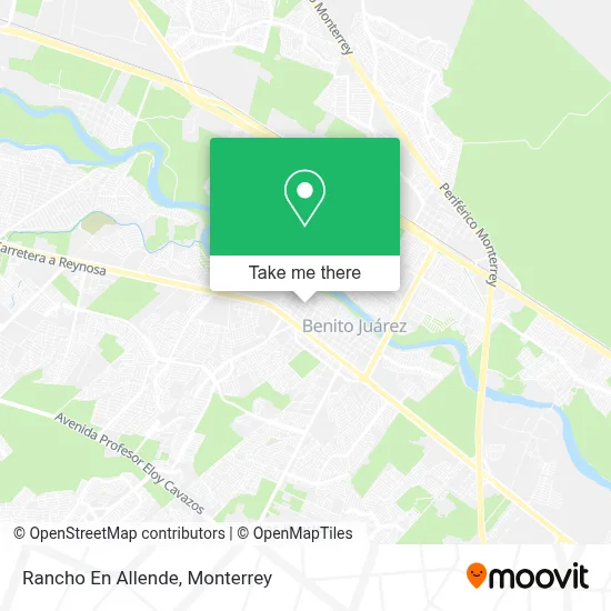 Rancho En Allende map