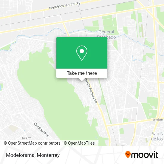 Modelorama map