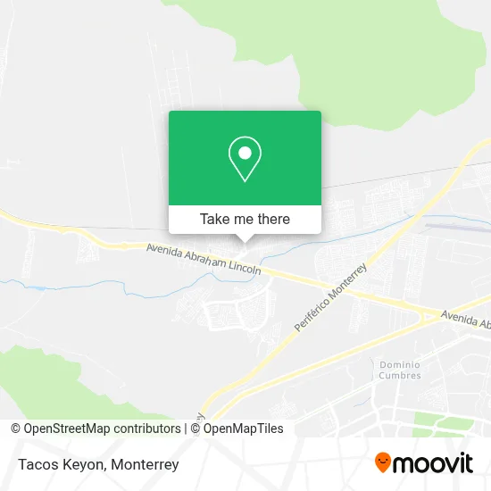 Tacos Keyon map