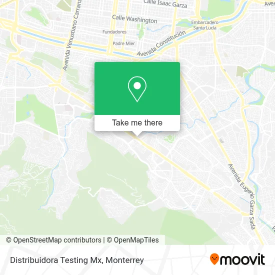 Distribuidora Testing Mx map
