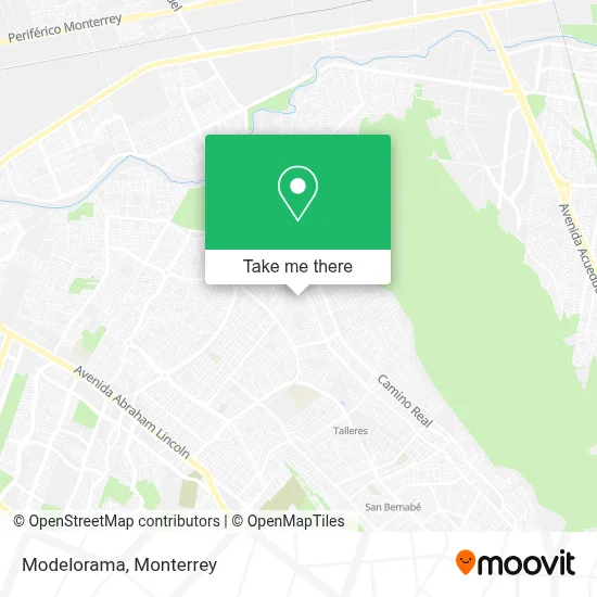 Modelorama map
