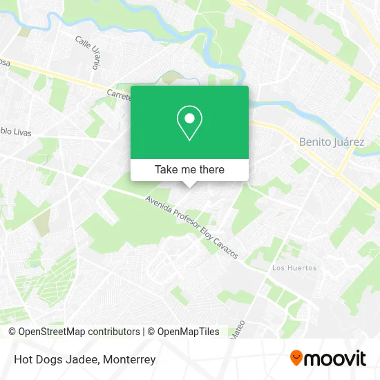 Hot Dogs Jadee map