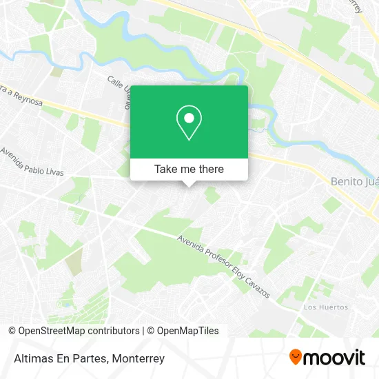 Altimas En Partes map