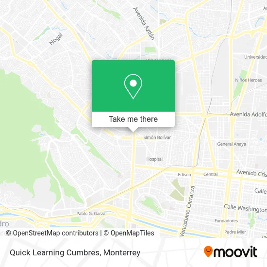 Quick Learning Cumbres map