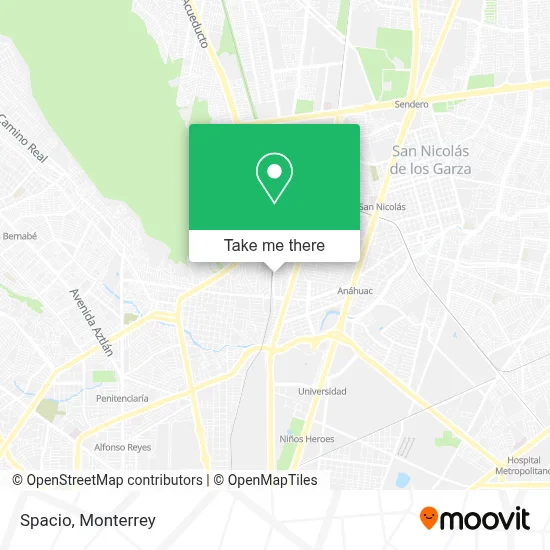 Spacio map