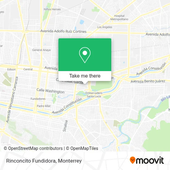 Rinconcito Fundidora map